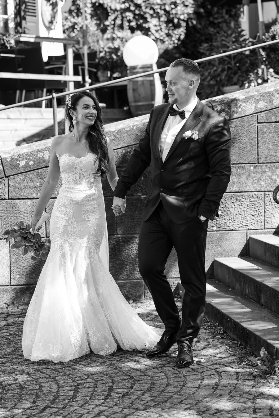 Max und Maria in Schwarzweiß – Hochzeit Max und Maria