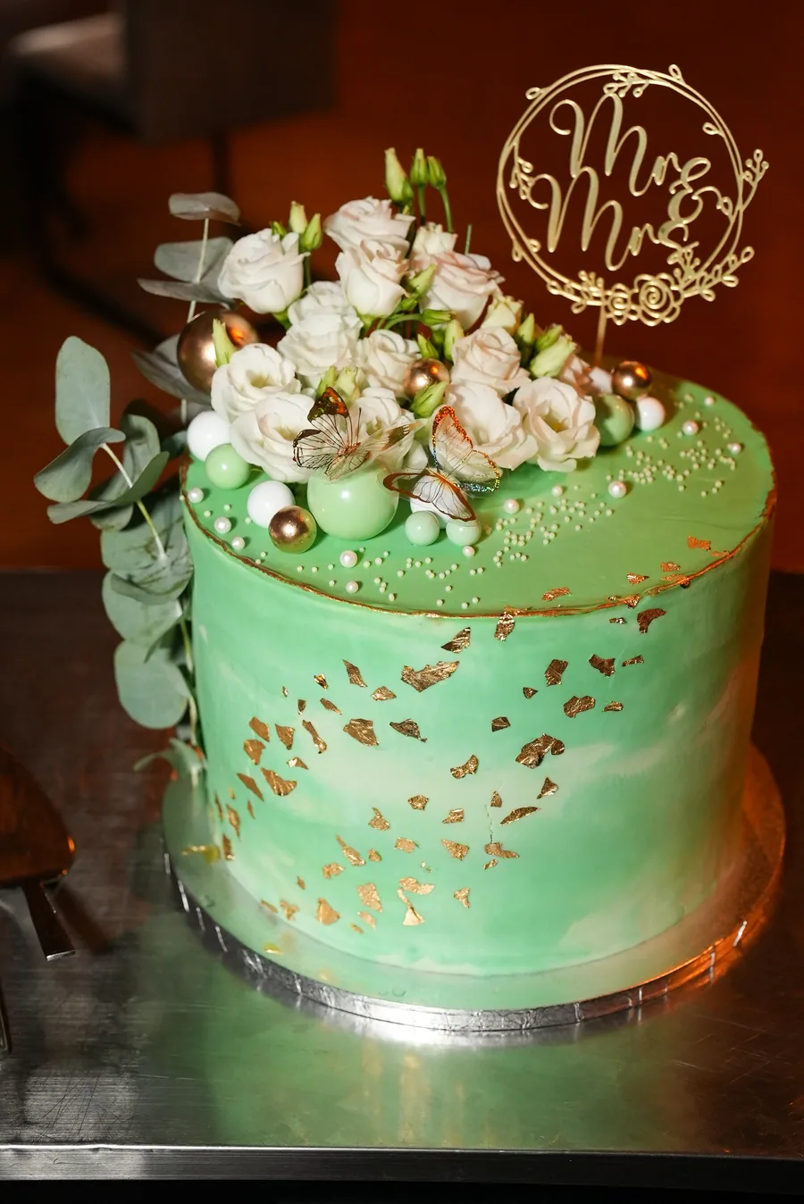 Hochzeitstorte mit Mr & Mrs Topper – Hochzeit Max und Maria